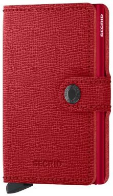Peňaženka Secrid dámsky, červená farba