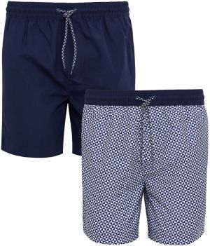 Threadbare Plavecké šortky 'Kite'  námornícka modrá / biela