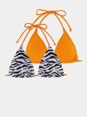 Dorina Set of two women's swimwear tops in orange and white DO - Ladies