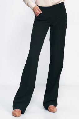 Čierne nohavice s nízkym pásom SD80