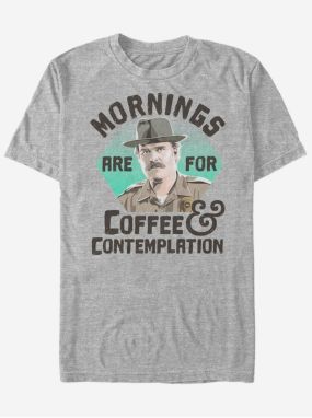 Hopper Mornings Are For Coffee Contemplation ZOOT. FAN Netflix - unisex tričko