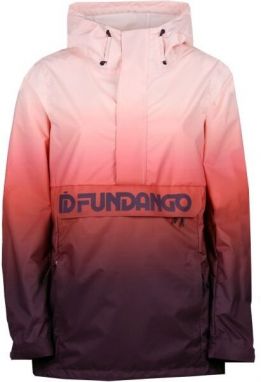 FUNDANGO BETULA LOGO ANORAK Dámska prechodná bunda, vínová, veľkosť