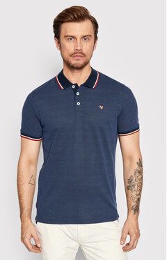 Jack&Jones PREMIUM Polokošeľa Win 12169064 Tmavomodrá Regular Fit