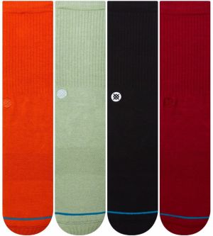 Stance Ponožky  svetlozelená / oranžová / bordová / čierna