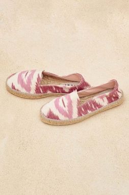 Espadrilky Manebi Tulum Flat Espadrilles ružová farba, G 1.7 N0