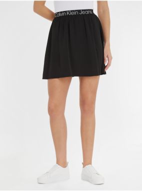 Čierna dámska mini sukňa Calvin Klein