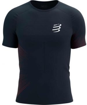 Compressport PERFORMANCE SS TSHIRT M Pánske bežecké tričko, čierna, veľkosť