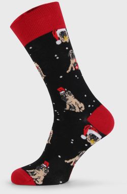 Vianočné ponožky Pug