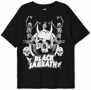 Cropp - Tričko s potlačou Black Sabbath - Čierna