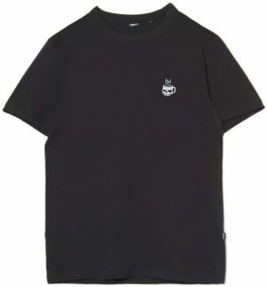 Cropp - Tričko s vyšívaným detailom - Čierna