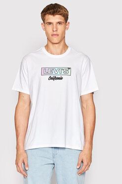 Levi's® Tričko Boxtab 16143-0603 Biela Relaxed Fit