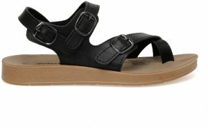 Polaris 158657.z3fx Women's Black Comfort Sandals