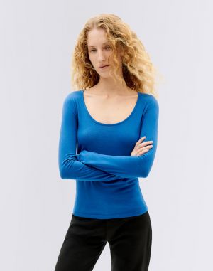 Thinking MU Klein Blue Carl L/S Top BLUE