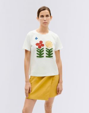 Thinking MU Methamorphosis Ida T-Shirt SNOW WHITE