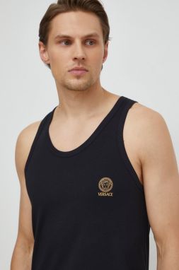 Tričko Versace pánsky, čierna farba, AUU01012 1A10011