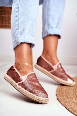 Women's classic espadrilles Big Star - pink