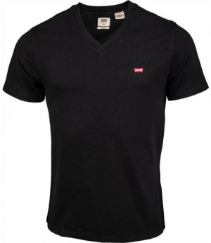 Levi's® ORIG HM VNECK DEEP DEPTHS Pánske tričko, čierna, veľkosť