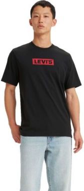 Levi's® SS RELAXED FIT TEE BOXTAB Pánske tričko, čierna, veľkosť