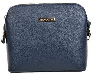 Mangotti Kožená crossbody kabelka AW20MG1501 Blu