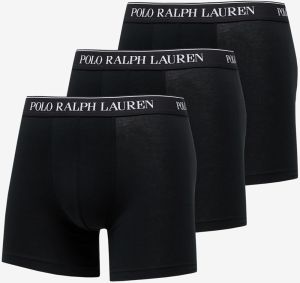 Ralph Lauren Stretch Cotton Boxer Briefs 3-Pack Black