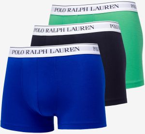 Ralph Lauren Stretch Cotton Classic Trunk 3-Pack Dark Navy/ Green/ Game Royal