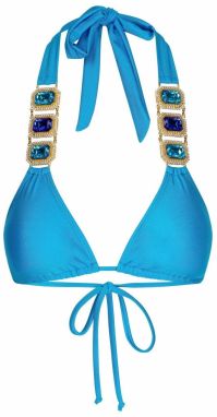 Moda Minx Bikinový top 'Boujee'  modrá / zlatá