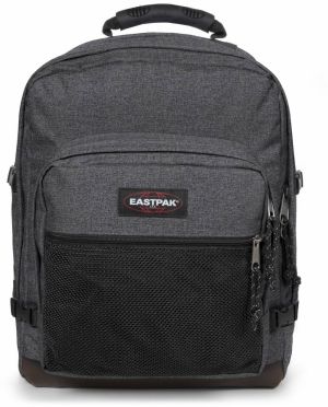 EASTPAK Batoh  čierna / čierna melírovaná / biela